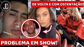 KEVINHO RELATA PROBLEMA EM SHOW PAVANELLI SEGUE NEYMAR E RENDE ASSUNTO NA INTERNET e [upl. by Ennairda774]