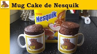 receita do Mug Cake de nesquik rapida e facil [upl. by Haimes80]