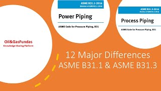 12 Major Differences II ASME B311 amp ASME B313 II Various Clauses II Both Codes [upl. by Ardnal]