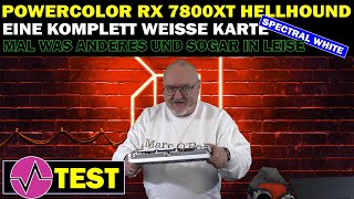 PowerColor RX 7800XT Hellhound Spectral White im Test – Sehr speziell sehr weiß und sehr leise [upl. by Ramalahs]