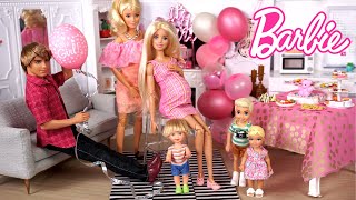 Barbie amp Ken Doll Family Baby Shower Story [upl. by Etrem]