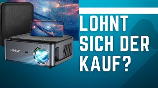 TOPTRO Beamer ► 9000 Lumen Full HD Beamer im Test  Erfahrungsbericht [upl. by Anabahs]