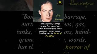 Erich Maria Remarque Best Quotes Words shorts quotes viral remarque [upl. by Anida]