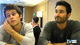 Teen Wolf Season 3 Dylan OBrien amp Tyler Hoechlin Interview [upl. by Morgana]