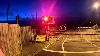 Morpeth North Level Crossing at Night [upl. by Myrtice]