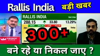 Rallis India share latest news today rallis India share analysis buy or sell Target Price 2024 [upl. by Eckardt]