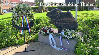 4 mei Dodenherdenking Gemeente Tholen 2024  Omroep Tholen [upl. by Laddy8]