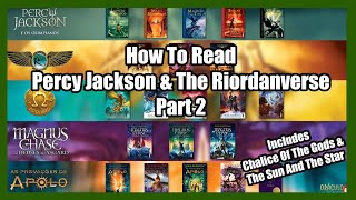 Percy Jackson Series The RiordanVerse How to Read in What Order With Chalice of gods  Sun And Star [upl. by Evangeline]