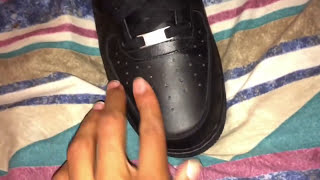 How to get creases out of NIKE Air Force 1 [upl. by Edras]