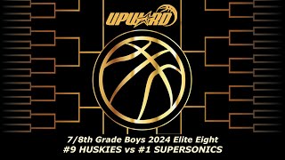 Huskies vs Supersonics  78th Grade Boys Mar 7th 2024 [upl. by Assener595]