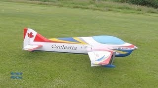 RC Plane quotCaelestiaquot flying pattern aerobatics FAI practice [upl. by Latimore]