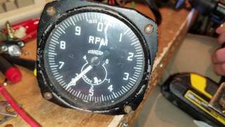 Aircraftstyle tachometer testing [upl. by Amaris558]