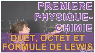 Duet octet et formule de Lewis  PhysiqueChimie  1ère S  Les Bons Profs [upl. by Benni]