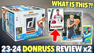 WEMBY RATED ROOKIES AND NEXT DAYS 😳🔥 202324 Panini Donruss Basketball Hobby Box Review x2 [upl. by Naresh]