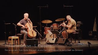 Industrial Groove by Stijn Kuppens  live version with flute drums and dance [upl. by Recha]