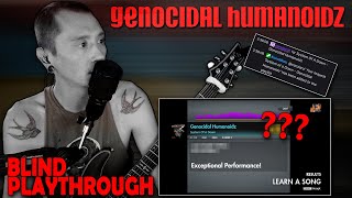 System of a Down  Genocidal Humanoidz  BLIND Guitar Playthrough [upl. by Simonette]