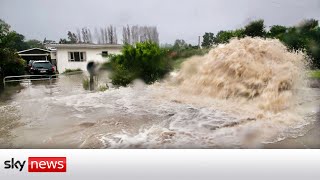 Cyclone Gabrielle New Zealand declares national state of emergency [upl. by Rollin981]