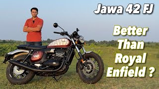 2024 Jawa 42 FJ Review  Better Than Classic 350 [upl. by Hennie]