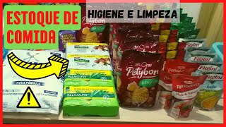 ESTOQUE DE COMIDA  Produto de Higiene e Limpeza  Reposição e Armazenamento de Alimentos [upl. by Ayocal]