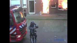 Uitslaande brand Vlaardingen van begin tot eind  Bolderwerk Vlaardingen [upl. by Rellia556]