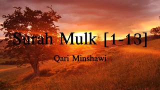 Beautiful Recitation of Surah Mulk 113 by Qari Minshawi [upl. by Idisahc71]