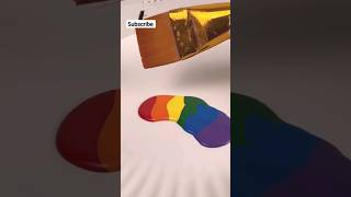 Rainbow shorts shortfeeds creative rainbow satisfying [upl. by Hpseoj]