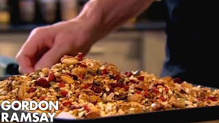 Gordon Ramsays Granola Recipe [upl. by Arhez]