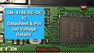 SM4186 IC Pinout DetailsDatasheet of SM4186 ICSM4186 IC Pinout Voltage Information DCDC IC [upl. by Porta32]