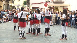 VOTV  Els Bastoners de Caldes estrenen recorregut durant la cercavila de Festa Major [upl. by Maggee]