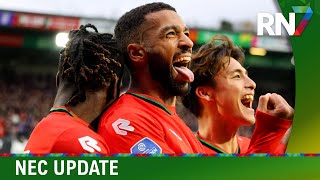 NEC beleeft historische avond in de Goffert tegen PSV  NEC UPDATE [upl. by Atenahs]