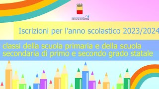 Tutorial iscrizioni online as 202324 [upl. by Lezirg21]