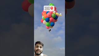 📌How Many Balloons Does It Take To Fly 😨😱🤯ytshorts shorts trending mrbeast [upl. by Susanetta80]