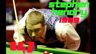 147 STEPHEN HENDRY  1999 UK Championships vs WYKES [upl. by Weston]