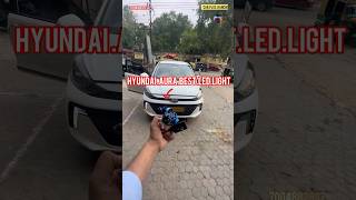 Hyundai aura headlight best led light installation in Ranchi aura hyundai ranchi viral car [upl. by Anauqcaj]