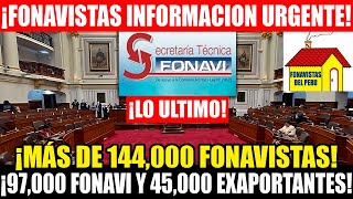 ¡DEVOLUCION FONAVI ESTE ES EL MONTO QUE SE HA DEVUELTO A 144 000 FONAVISTAS y 70 000 AÚN NO COBRAN [upl. by Honeywell116]