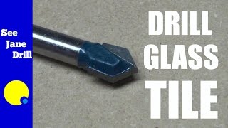 How to Drill into Glass Tile [upl. by Werdnael]