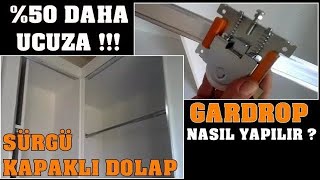 Sürgü Kapaklı Dolap P Ucuz Nasıl Yapılır  Hem de evde [upl. by Nadruoj469]