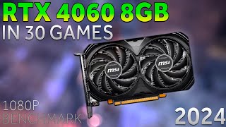 RTX 4060  Test in 30 Games  1080p Performance Benchmark 2024 [upl. by Aicenev216]