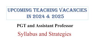 New teaching Vacancies  NVS KVS EMRS PGT vacancy 2024 [upl. by Lud]