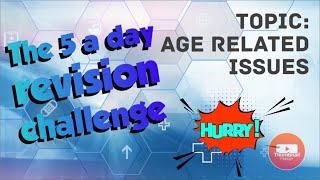 BTEC Health amp Social Care 5 minutes a day revision challenge  Physical ageing [upl. by Hehre]