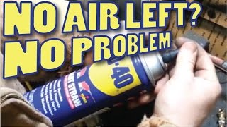 Refill flat AEROSOL Spray Cans like the WD40 and others [upl. by Alilahk]