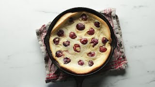 How To Make Cherry Clafoutis • Tasty [upl. by Cir]