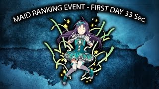 Sword Art Online Memory Defrag  Maid Ranking DAY1 MASTER1  33 Seconds [upl. by Lain]