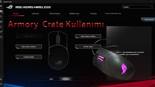 ASUS ARMOURY CRATE KULLANIMI  Rog Strix İmpact 2 Argb ve dpı Ayarları tuş atamaları nasıl yapılır [upl. by Dotson]