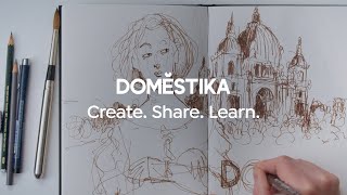 Create Share Learn  Domestika English [upl. by Nalniuq]