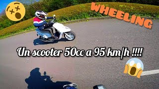 UN SCOOTER 50CC A 95KMH😱 50cc mbk scooter [upl. by Alanson]