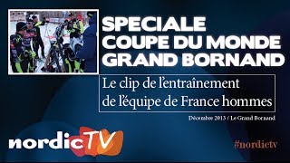 Grand Bornand  le clip des Français à lentraînement [upl. by Luanne]