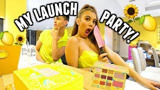 GRWM ADELAINE X TARTE LAUNCH PARTY🍋Yellow Everything [upl. by Yuk]