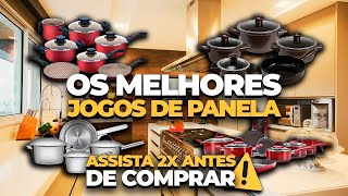 OS MELHORES JOGOS DE PANELA Custo Benefício Jogo de Panela Antiaderente Cerâmica e Inox 🥘 [upl. by Yaakov]