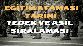 7500 JANDARMA UZMAN ERBAŞ EĞİTİM ATAMASI NEZAMAN GELECEK  YEDEK VE ASİL SIRALAMASI KAÇ OLACAK jgk [upl. by Eiramassenav]